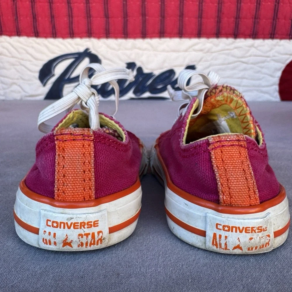 Size‎ 5c - Converse All Star Girls Sneakers Multicolor 747701F Double Tongue